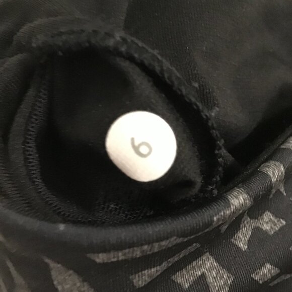 Lululemon Running In The City Tank Heathered Net Pop Black Multi Size 8 - Picture 9 of 11